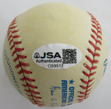 Reggie Jackson Signed Auto Baseball JSA CI59517