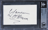 Maureen O'Hara The Quiet Man Authentic Signed 3x5 Index Card BAS Slabbed 1