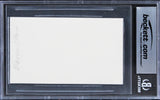 Maureen O'Hara The Quiet Man Authentic Signed 3x5 Index Card BAS Slabbed 1