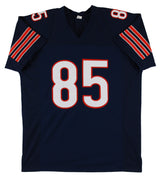 Cole Kmet Authentic Signed Navy Blue Pro Style Jersey Autographed BAS Witnessed