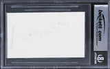 Maureen O'Hara The Quiet Man Authentic Signed 3x5 Index Card BAS Slabbed 4