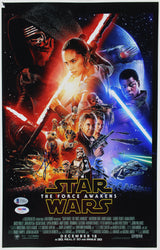 Lawrence Kasdan Star Wars The Force Awakens Signed 11x17 Photo BAS #U70212