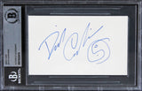 David Carradine Kill Bill Vol 2 Authentic Signed 3x5 Index Card BAS Slabbed 1
