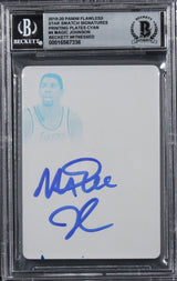 Lakers Magic Johnson Signed 2019 Panini Flawless #4 #1/1 Card Auto 10! BAS Slab