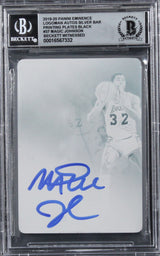 Lakers Magic Johnson Signed 2019 Panini Eminence #37 1/1 Card Auto 10 BAS Slab 2