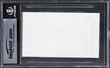 Catherine Deneuve Belle De Jour Authentic Signed 3x5 Index Card BAS Slabbed