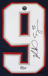 Richard Seymour Authentic Signed Navy Blue Pro Style Jersey BAS Witnessed