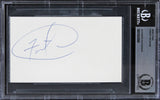 Forest Whitaker The Butler Authentic Signed 3x5 Index Card BAS Slabbed 1