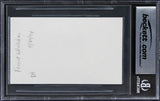 Forest Whitaker The Butler Authentic Signed 3x5 Index Card BAS Slabbed 4
