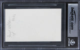 Forest Whitaker The Butler Authentic Signed 3x5 Index Card BAS Slabbed 5