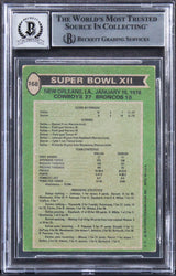 Cowboys Tony Dorsett Authentic Signed 1978 Topps #168 Card Auto 10! BAS Slabbed