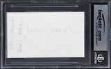 Gloria Stuart Titanic Signed 3x5 Index Card Auto Graded Gem Mint 10! BAS Slab 1