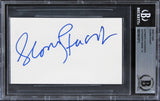Gloria Stuart Titanic Signed 3x5 Index Card Auto Graded Gem Mint 10! BAS Slab 2