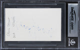 Gloria Stuart Titanic Signed 3x5 Index Card Auto Graded Gem Mint 10! BAS Slab 2