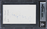 Gloria Stuart Titanic Signed 3x5 Index Card Auto Graded Gem Mint 10! BAS Slab 2