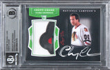 Chevy Chase Christmas Vacation Signed Relic Card One of One BAS Slab #16567375