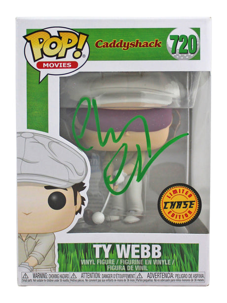 Chevy Chase Caddyshack Signed LE Blindfold Variant Funko Pop Vinyl Figure BAS 1