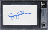 Jennifer Aniston Friends Signed 3x5 Index Card Auto Graded Gem 10! BAS Slabbed 1