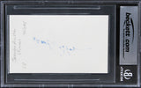 Jennifer Aniston Friends Signed 3x5 Index Card Auto Graded Gem 10! BAS Slabbed 1