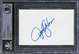 Jennifer Aniston Friends Signed 3x5 Index Card Auto Graded Gem 10! BAS Slabbed 2