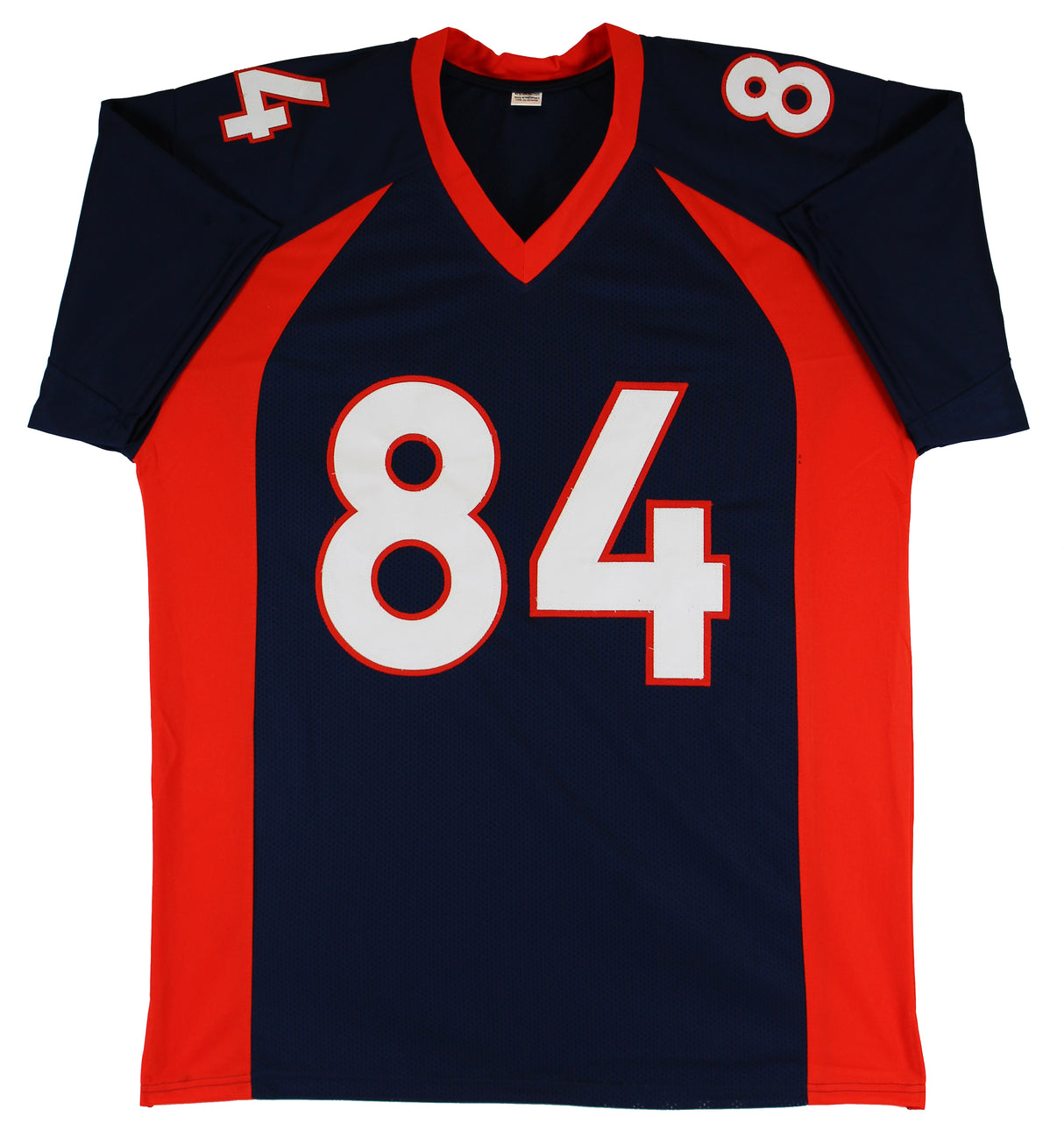 Shannon Sharpe Authentic Signed Navy Blue Pro Style Jersey BAS Witnessed