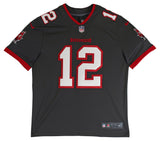 Buccaneers Tom Brady Authentic Signed Pewter Nike Elite Jersey Fanatics COA
