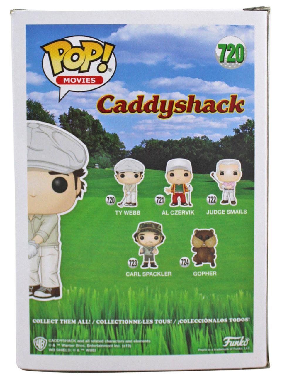 Chevy Chase Caddyshack Signed Funko Pop Vinyl Figure w/ White Signature BAS