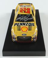 Joey Logano Signed 2023 Shell Penske 100 Wins 1:24 Diecast Car (PA)