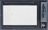 Beah Richards Guess Who's Coming to Dinner Signed 3x5 Index Card BAS Slabbed