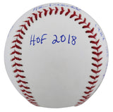 Tigers Alan Trammell "Career Stat" Authentic Signed Oml Baseball BAS Witnessed