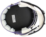 Vikings Jordan Addison Authentic Signed Full Size Speed Rep Helmet BAS Witnessed