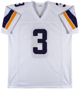 Jordan Addison Authentic Signed White Pro Style Jersey BAS Witnessed