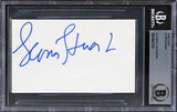 Gloria Stuart Titanic Authentic Signed 3x5 Index Card Autographed BAS Slabbed 3