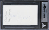 Gloria Stuart Titanic Authentic Signed 3x5 Index Card Autographed BAS Slabbed 3