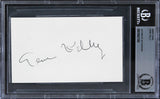 Gene Kelly Singin' in the Rain Authentic Signed 3x5 Index Card BAS Slabbed 1