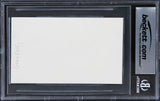 Gene Kelly Singin' in the Rain Authentic Signed 3x5 Index Card BAS Slabbed 1
