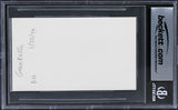 Gene Kelly Singin' in the Rain Authentic Signed 3x5 Index Card BAS Slabbed 2