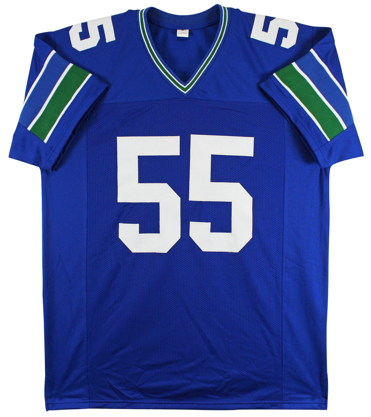 Brian Bosworth Authentic Signed Blue Pro Style Jersey BAS Witnessed