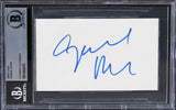 Gabriel Byrne The Usual Suspects Authentic Signed 3x5 Index Card BAS Slabbed 1