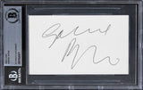 Gabriel Byrne The Usual Suspects Authentic Signed 3x5 Index Card BAS Slabbed 2