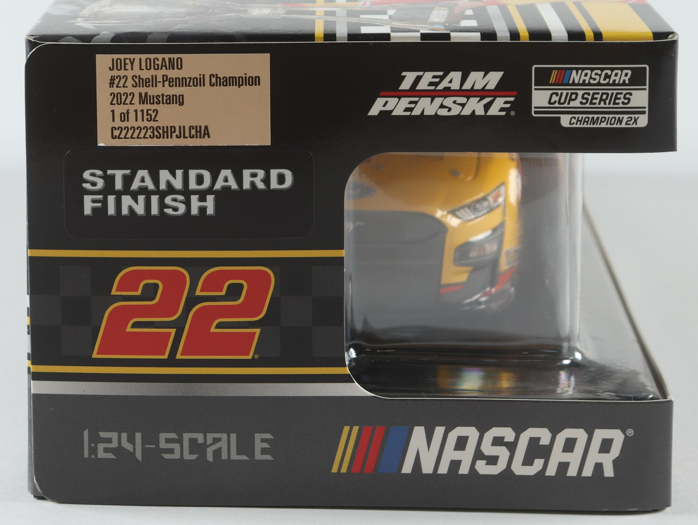 Joey Logano 2022 Phoenix Win Signed 1:24 Diecast Car | Raced Version | Limited Edition