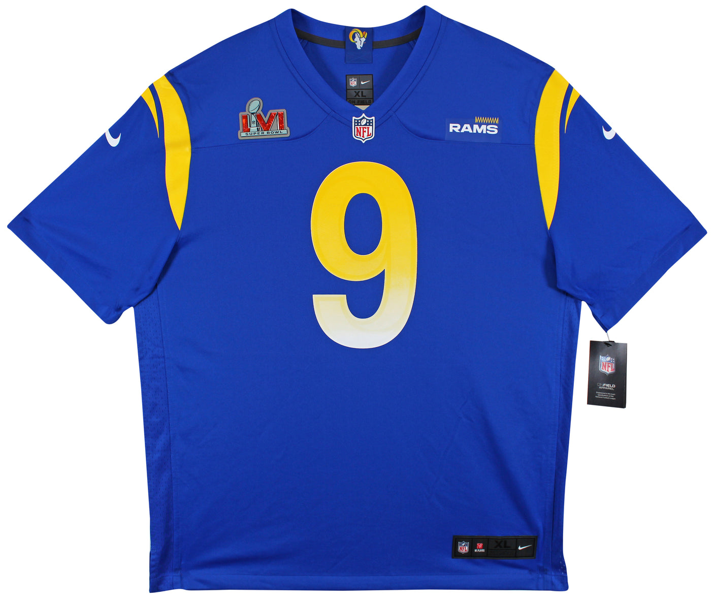 Rams Matthew Stafford Authentic Signed Blue Nike Game Jersey Fanatics
