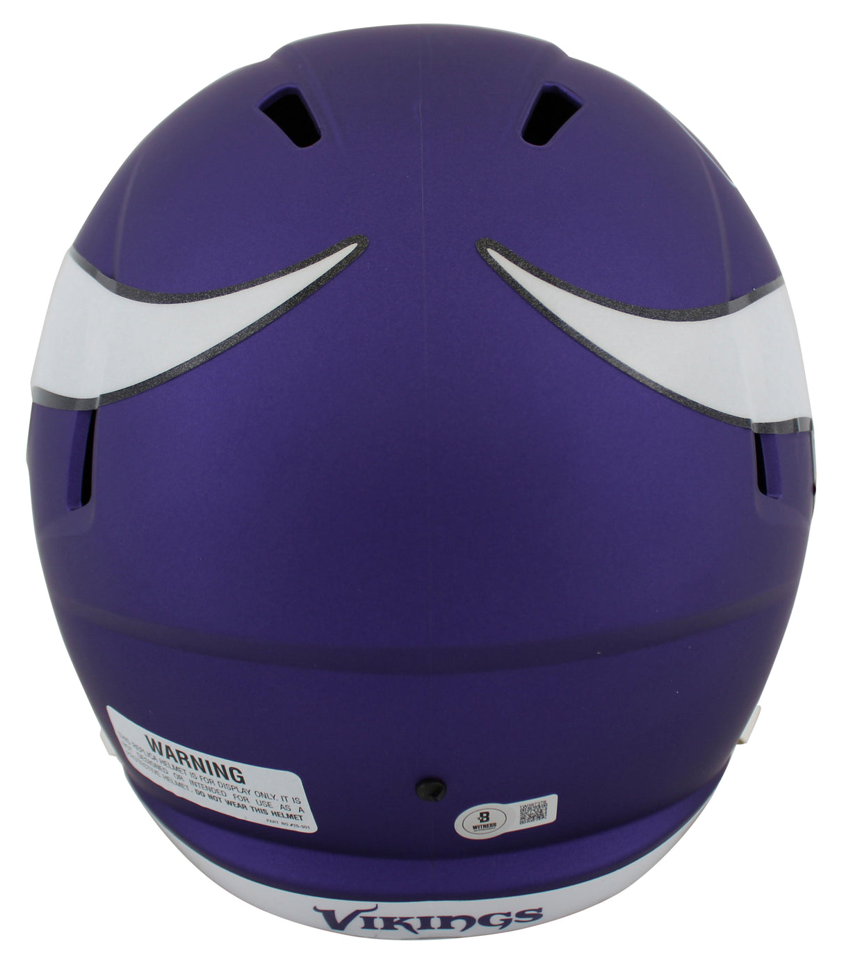 Vikings Justin Jefferson Signed Full Size Speed Rep Helmet w/ Case BAS Witnessed
