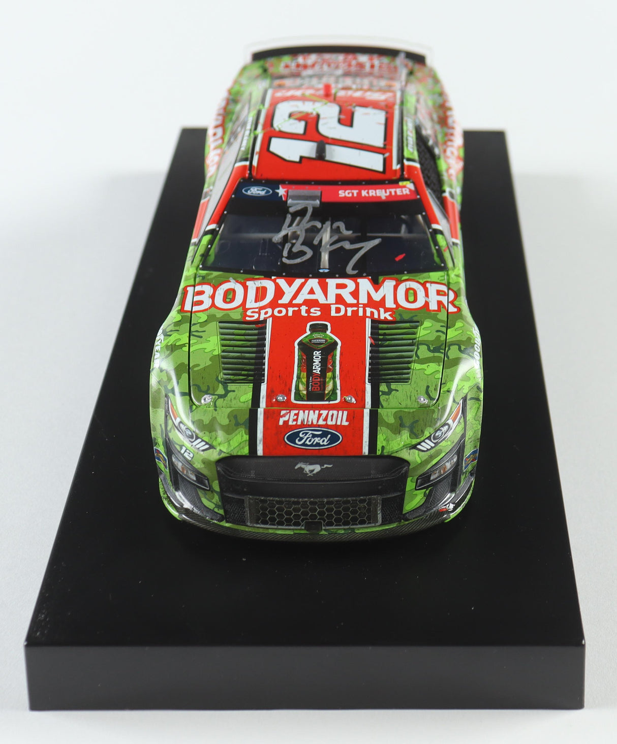 Ryan Blaney Signed 2023 Charlotte Win | Raced Version | 1:24 Diecast Car (PA)