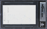 Minnie Driver Good Will Hunting Authentic Signed 3x5 Index Card BAS Slabbed