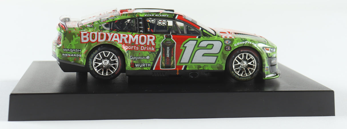 Ryan Blaney Signed 2023 Charlotte Win | Raced Version | 1:24 Diecast Car (PA)