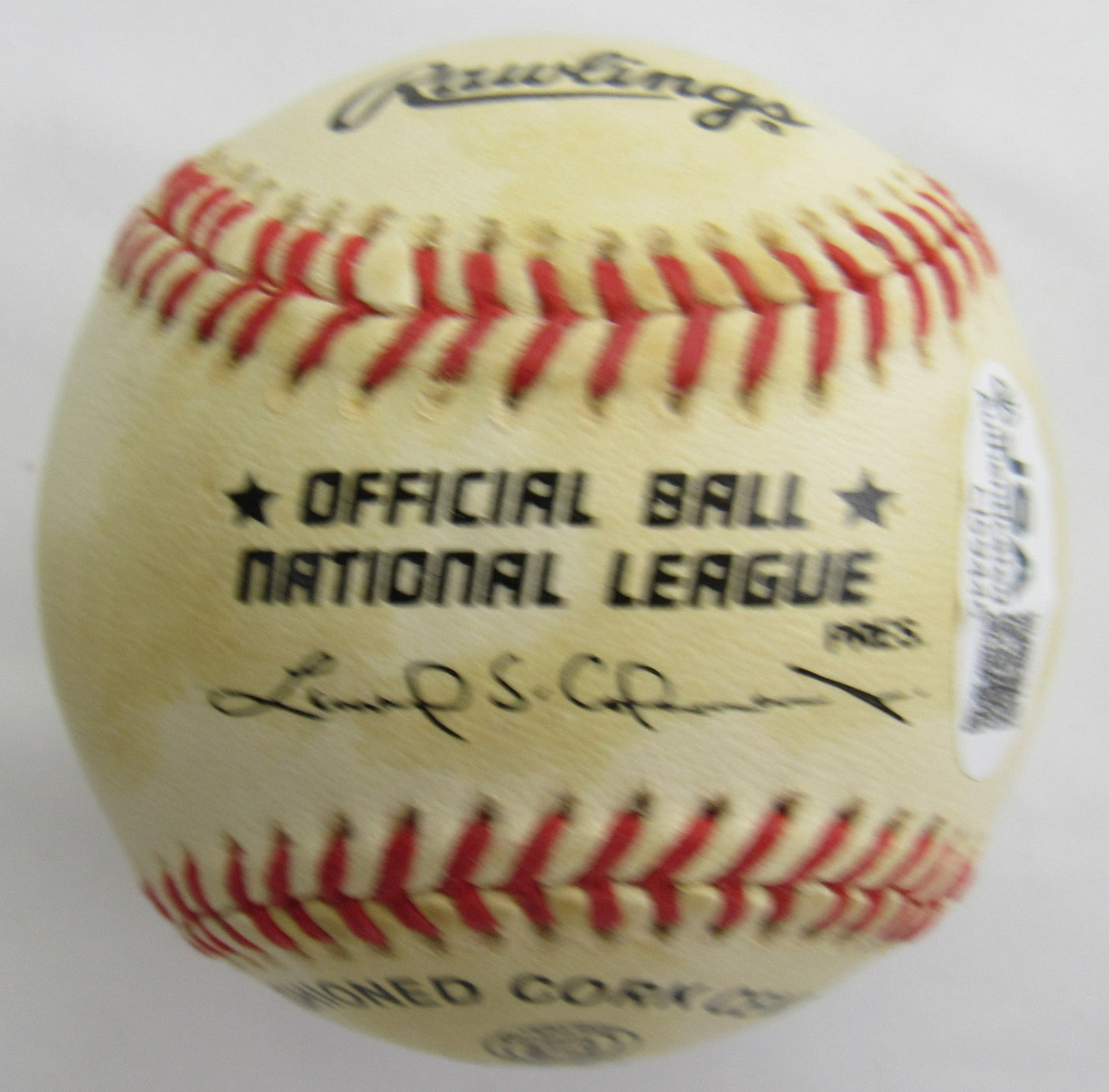 Warren Spahn Signed Auto Baseball JSA CI59446