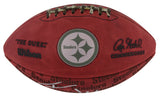 Steelers T.J. Watt Signed "The Duke" Team Showcase Nfl Football BAS Witnessed