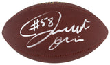 Bengals Joseph Ossai Authentic Signed Wilson Super Grip Nfl Football BAS Witness