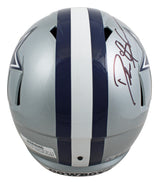 Cowboys Deion Sanders Authentic Signed Full Size Speed Rep Helmet BAS Witnessed